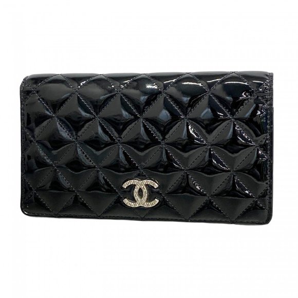 CHANEL Black Leather Wallet - Picture 1 of 10